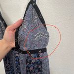 Free People NEW  Forever Time Maxi Dress In Black Combo Size Medium FLAWED Photo 9