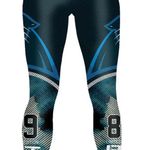 Sport Team Panthers Elastic Fiber Leggings Size L Photo 0
