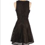 Anthropologie Mossimo A Line Metallic Gold Chevron Sleeveless Fit and Flare Mini Dress Photo 2