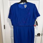 R & M Richards by Karen Kwong NEW Blue Wedding Party Dress Size 14 Photo 1