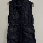 Banana Republic Cotton Polyurethane Coating Drawstrings Vest Women's Size Small Photo 0