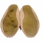 Minnetonka  Womens Size 9 Pink Leather Fur Lined Rubber Sole‎ Slippers Photo 4