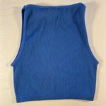 Cotton On  Vibrant Blue Ribbed Tank Top Photo 4