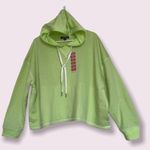 Steve Madden Neon Yellow Sweatshirt Hoodie Pullover w/ Kangaroo Pocket XXL NEW Photo 1