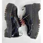 Dr. Martens 1461 Quad Rainbow Patent Platform Shoes black size 7 ladies 6 Men Photo 7