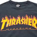 Thrasher Magazine Shirt Size Small Skater Tee Graphic Print T-Shirt Grungy Faded Unisex T-Shirt Photo 2