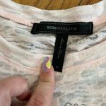 BCBG MaxAzria Pink Angel Virgo Zodiac Burnout Tee C Photo 3