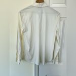 Lysse  Schiffer Button Down White Raw Hem Longsleeve Leggings Friendly Size Small Photo 5