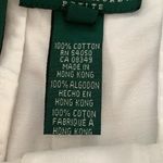 Vintage 80s/90s Lauren Ralph Lauren White Cotton High Waist Mom Shorts Photo 4