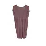 Free People Mauve Crew Neck Short Sleeve Pullover Knit Tunic Top Size XS Photo 1