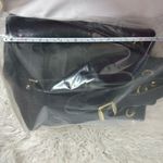 Dooney & Bourke  Gloved Black Leather Bucket Backpack Vintage Photo 11