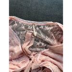 Free People New Size L Lala Lace Mini Dress $128 Pink Sexy Boho Chic Festival Photo 6