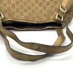 Gucci Limited Edition Abbey Brown Gg Fabric Gold Vintage Bag Photo 7