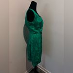 MARDI GRAS Vintage 60s Green Midi Sleeveless Shift Dress 14 (fits like small) Photo 2