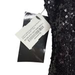 Nuage Latrice Sequin Spaghetti Strap Midi Dress Black Size Small Party Holiday Photo 3