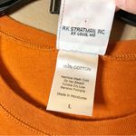 Harley Davidson El Paso Texas Flame 3/4 Sleeve Shirt Burnt Orange Large Photo 3