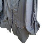 XCVI π« Lightweight Ruched Cotton Safari Utility Military Jacket, Olive Green 2X Photo 7