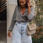 ZARA NWT Denim Light wash Shorts Size 4 Photo 0