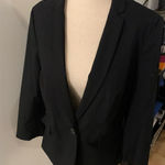 The Limited  black blazer with stripes size medium Photo 0