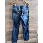 Michael Kors  Skinny Dark Wash Stretch Jeans Ankle MK Logo Women’s Size 4 Blings Photo 1