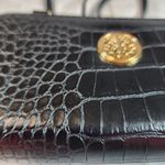 Cross Body Wristlet Purse Black Removable Strap Two Sides Zipper Photo 9