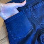 Spanx sweatpant jeans straight leg twilight rinse dark wash high rise waist Photo 11