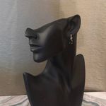 Emerald Green Crystal Teardrop Hoops Photo 3