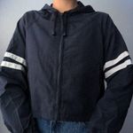 Brandy Melville dark blue cropped windbreaker Photo 0