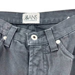 Dolce & Gabbana  Vintage Jeans Black Denim Straight Leg Baggy Size 27‎ Photo 2