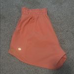 Lululemon  orange hotty hot shorts Photo 3