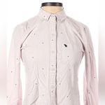 Abercrombie & Fitch Vintage Pink Polkadot Button Down Blouse Moose Y2K Size XS Photo 2