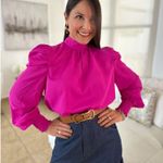 Jealous Tomato NWT Boutique Pink Off Sleeve Blouse Sz L Photo 1