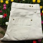 CAbi  Jeans Womens Size 10 White‎ Denim Straight Leg Casual Pants Photo 2