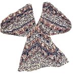 MINKPINK Revolve Mozambique Multicolor Mini Dress Blue Pink Size Medium Photo 4