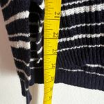 Navy Striped Knit Tank Top,‎ Coastal Chic, Old Money, Minimalist, Preppy, Medium Photo 3
