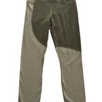 Lululemo Nulu Color Block High-Rise Cropped Leggings Green Twill / Green Fern Photo 0