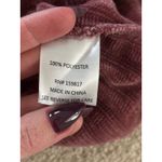 Altar'd State  Burgundy Ribbed Turtleneck Cropped Sweater Women's Medium Photo 5