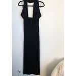 Amanda Uprichard Black Halter Maxi Dress Photo 5