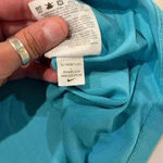 Nike Dri Fit 1/4 Zip Pullover Blue Activewear Shirt Womens Large Workout Running Photo 5