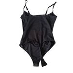 Free People  Black Mesh Corseted Bodysuit Size XS Photo 2