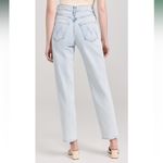 NWT MOTHER Women's High Waisted Pointy Study Nerdy Scatch Jeans size 30 White Photo 2