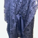 Dressystar Elegant Navy Lace Dress with Bow Women’s XS Blue Photo 6