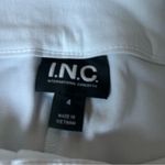 INC International Concepts Bright White Trousers High Rise Flare Sz 4 Photo 5