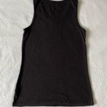 Justice  Black Ribbed Tank Top Photo 1