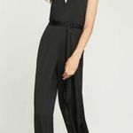 BCBGMAXAZRIA CAHYA WIDE LEG V-BAC w/ Tie Belt NEW Photo 3
