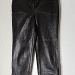 Babaton  Faux Leather Pants‎ Womens 6 Black Ankle Aritzia Photo 0