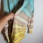 Anthropologie  Pilcro Oversized Technicolor Dream Open Cardigan Sweater Photo 2