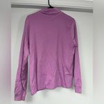 L.L.Bean Light Purple Turtleneck Cotton Sweater Top Size XL Photo 2