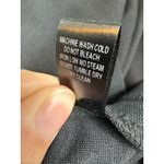 Peruvian Connection  Black V-Neck Short Sleeve Structured Ponte Midi‎ Dress M Photo 11