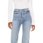 We The Free Free People Natasha Long Sleeve Tee Size Medium Alabaster White  Photo 0